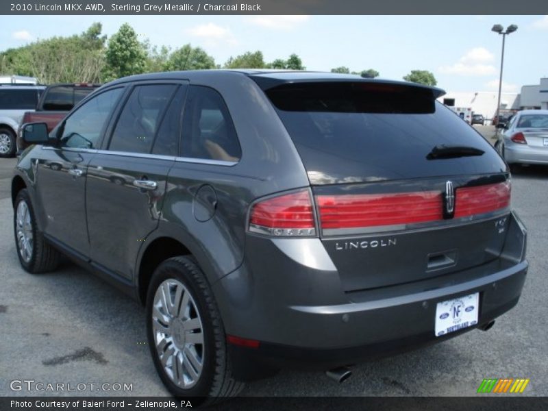 Sterling Grey Metallic / Charcoal Black 2010 Lincoln MKX AWD