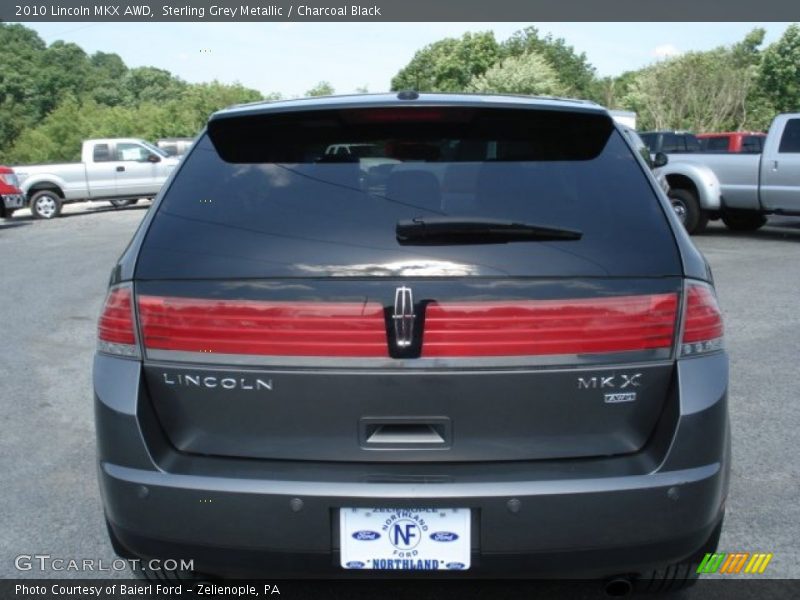 Sterling Grey Metallic / Charcoal Black 2010 Lincoln MKX AWD