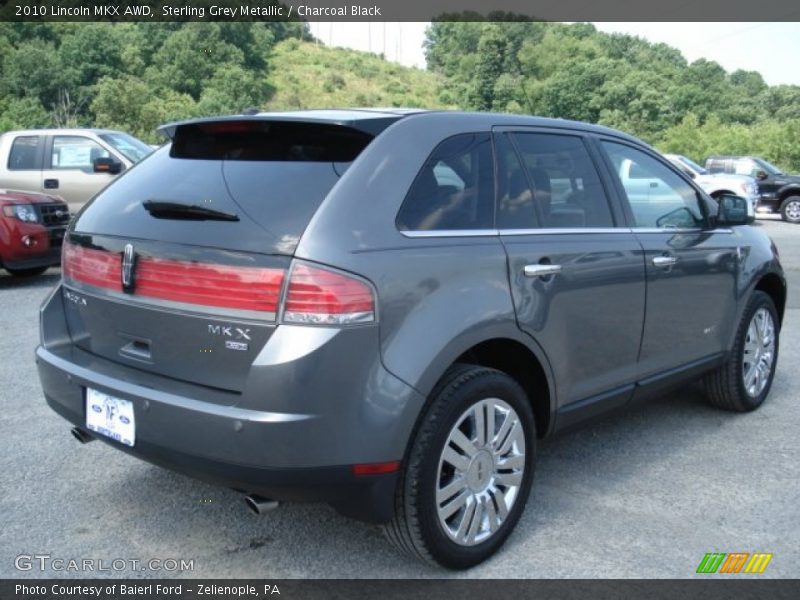 Sterling Grey Metallic / Charcoal Black 2010 Lincoln MKX AWD
