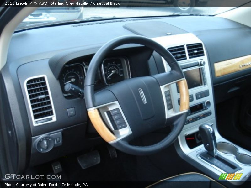 Sterling Grey Metallic / Charcoal Black 2010 Lincoln MKX AWD