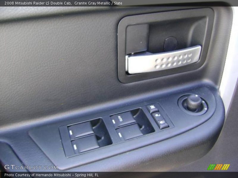 Granite Gray Metallic / Slate 2008 Mitsubishi Raider LS Double Cab