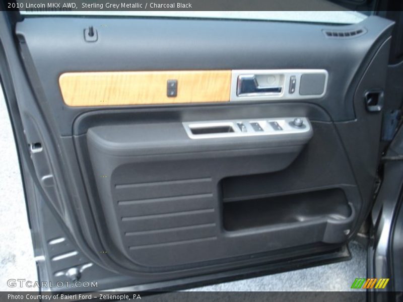 Sterling Grey Metallic / Charcoal Black 2010 Lincoln MKX AWD