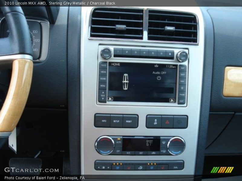 Sterling Grey Metallic / Charcoal Black 2010 Lincoln MKX AWD