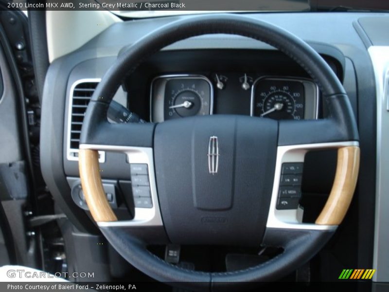 Sterling Grey Metallic / Charcoal Black 2010 Lincoln MKX AWD