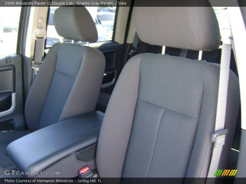 Granite Gray Metallic / Slate 2008 Mitsubishi Raider LS Double Cab