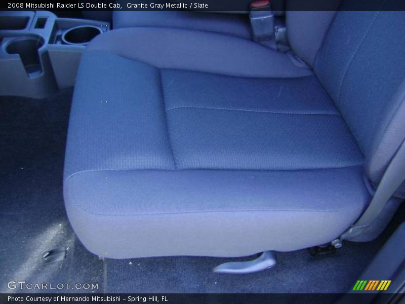 Granite Gray Metallic / Slate 2008 Mitsubishi Raider LS Double Cab