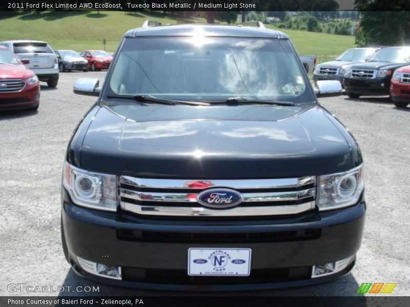 Tuxedo Black Metallic / Medium Light Stone 2011 Ford Flex Limited AWD EcoBoost