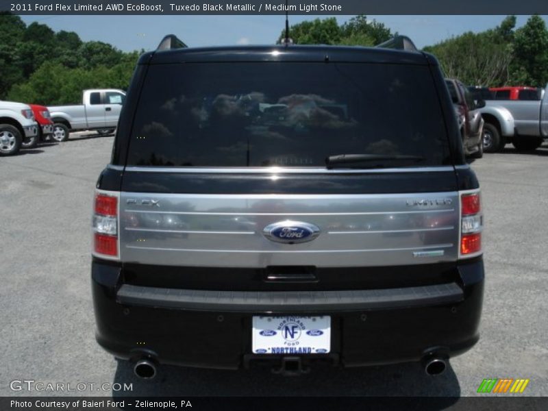 Tuxedo Black Metallic / Medium Light Stone 2011 Ford Flex Limited AWD EcoBoost