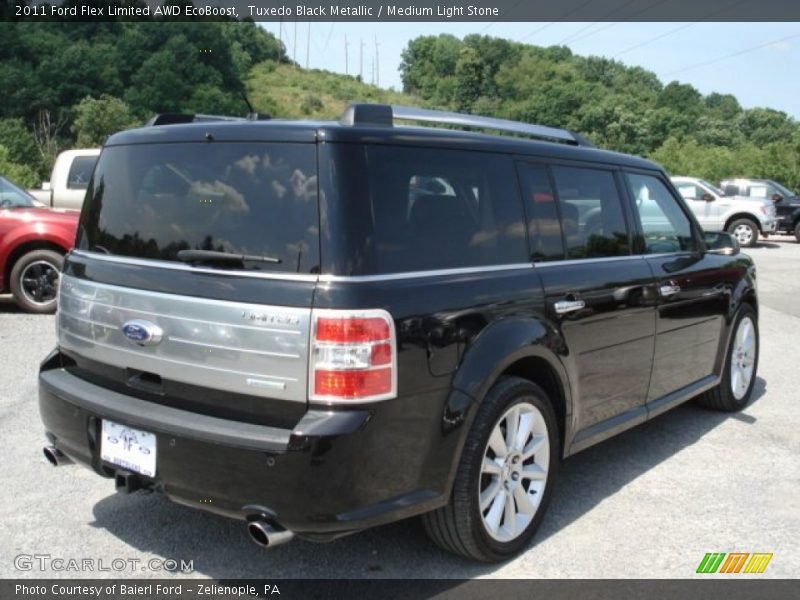 Tuxedo Black Metallic / Medium Light Stone 2011 Ford Flex Limited AWD EcoBoost