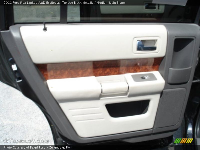 Tuxedo Black Metallic / Medium Light Stone 2011 Ford Flex Limited AWD EcoBoost