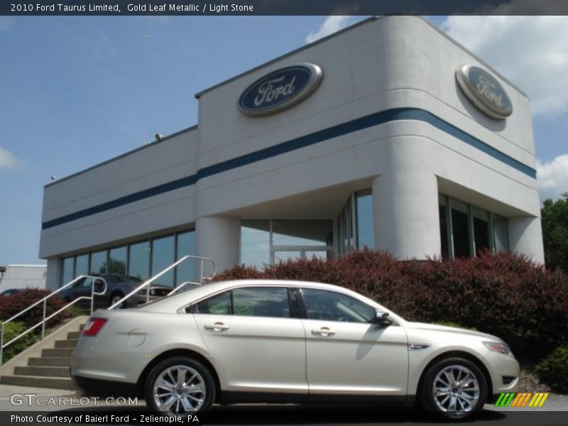 Gold Leaf Metallic / Light Stone 2010 Ford Taurus Limited