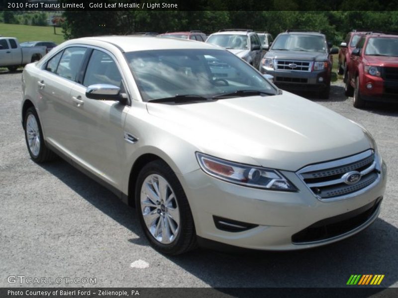 Gold Leaf Metallic / Light Stone 2010 Ford Taurus Limited