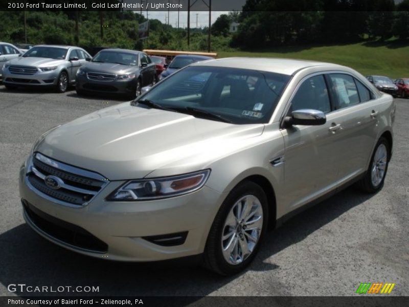 Gold Leaf Metallic / Light Stone 2010 Ford Taurus Limited