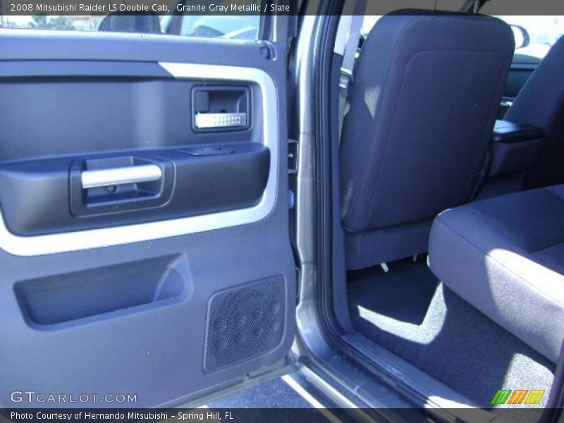 Granite Gray Metallic / Slate 2008 Mitsubishi Raider LS Double Cab
