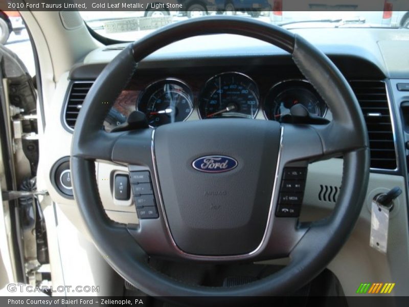 Gold Leaf Metallic / Light Stone 2010 Ford Taurus Limited