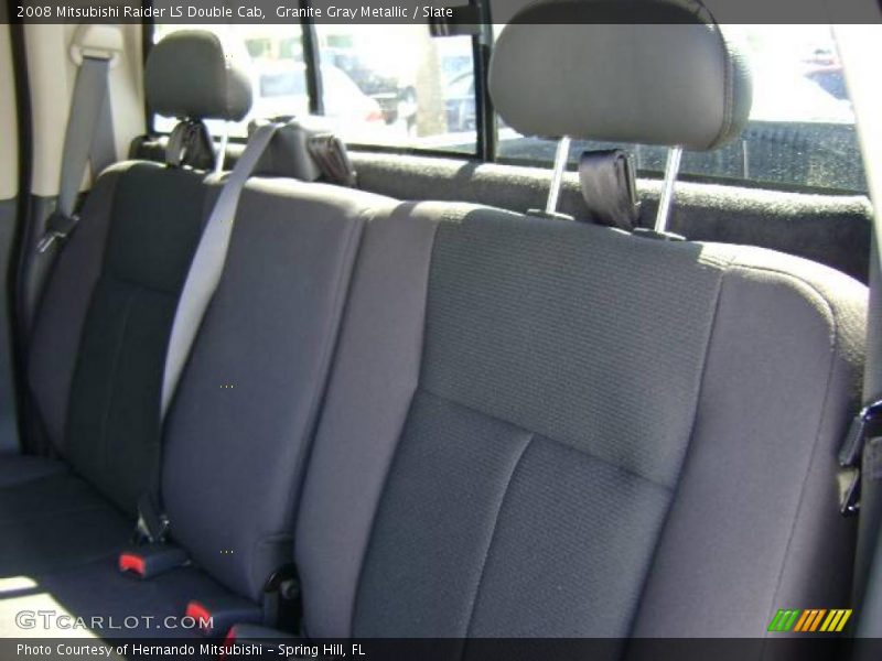 Granite Gray Metallic / Slate 2008 Mitsubishi Raider LS Double Cab