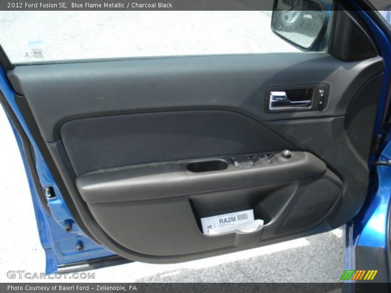 Blue Flame Metallic / Charcoal Black 2012 Ford Fusion SE