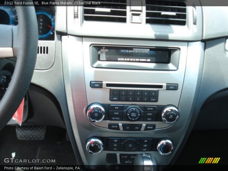 Blue Flame Metallic / Charcoal Black 2012 Ford Fusion SE