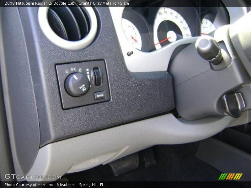 Granite Gray Metallic / Slate 2008 Mitsubishi Raider LS Double Cab