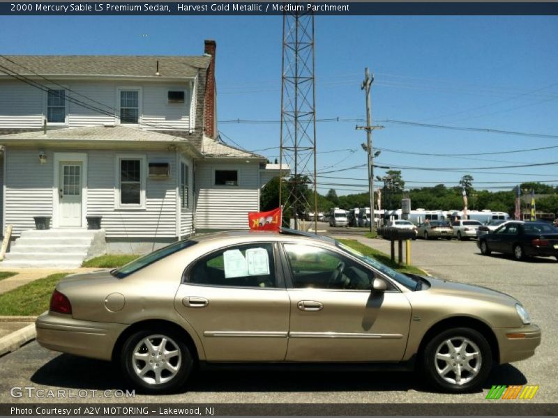 Harvest Gold Metallic / Medium Parchment 2000 Mercury Sable LS Premium Sedan