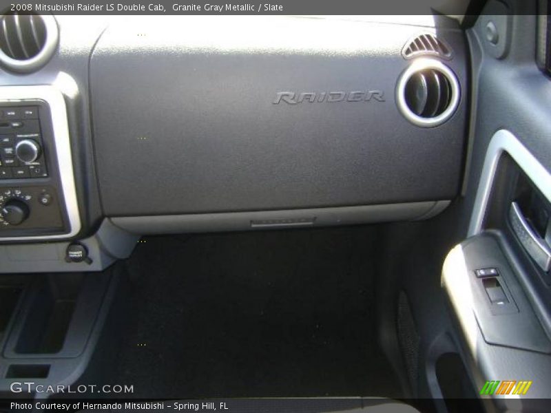 Granite Gray Metallic / Slate 2008 Mitsubishi Raider LS Double Cab
