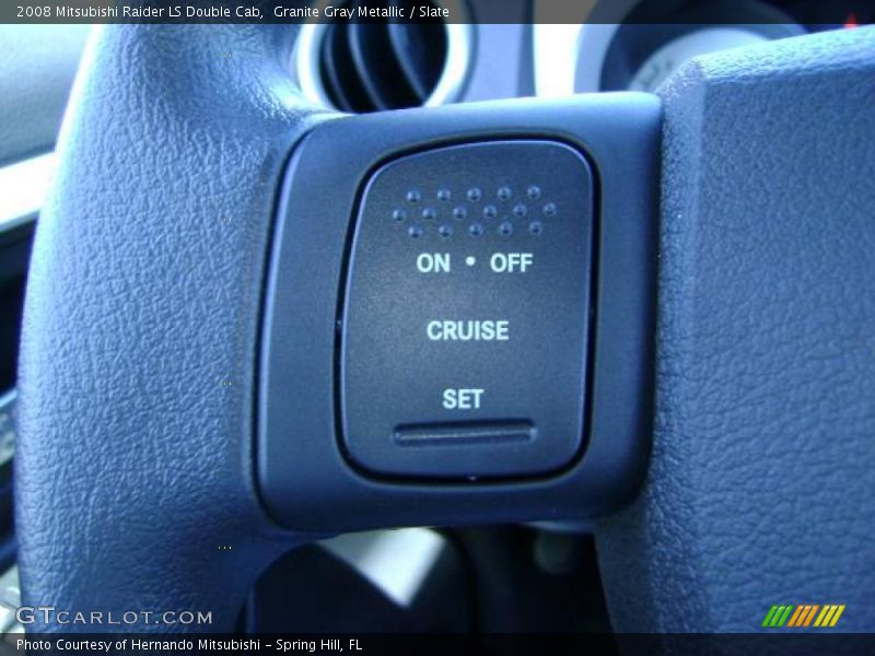 Granite Gray Metallic / Slate 2008 Mitsubishi Raider LS Double Cab