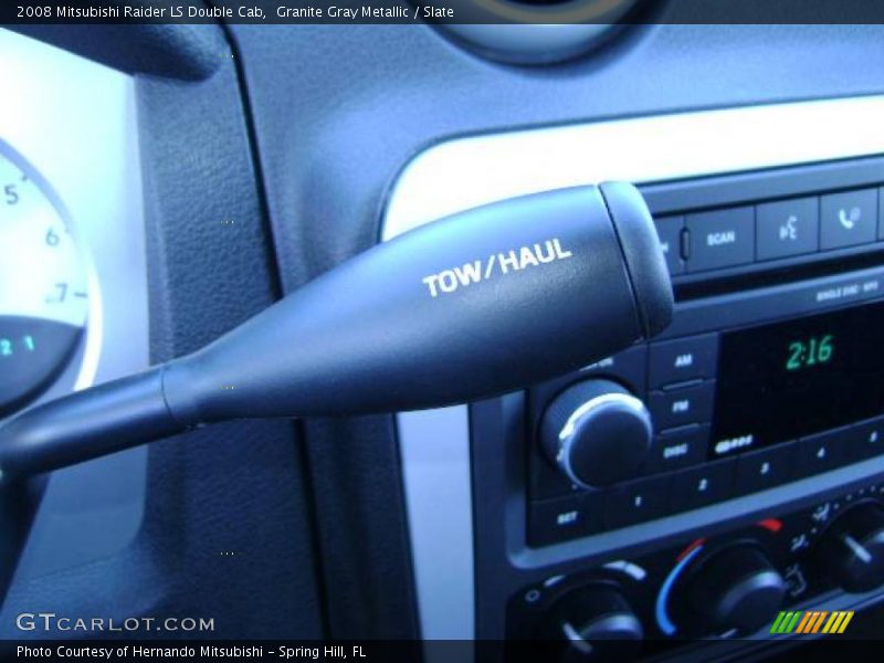 Granite Gray Metallic / Slate 2008 Mitsubishi Raider LS Double Cab