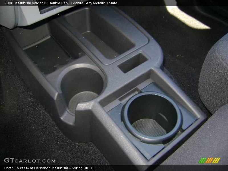 Granite Gray Metallic / Slate 2008 Mitsubishi Raider LS Double Cab