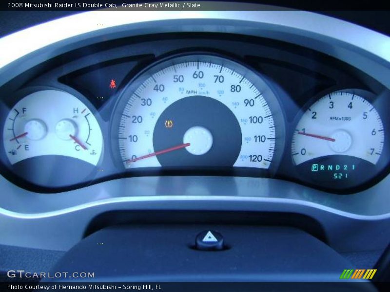 Granite Gray Metallic / Slate 2008 Mitsubishi Raider LS Double Cab