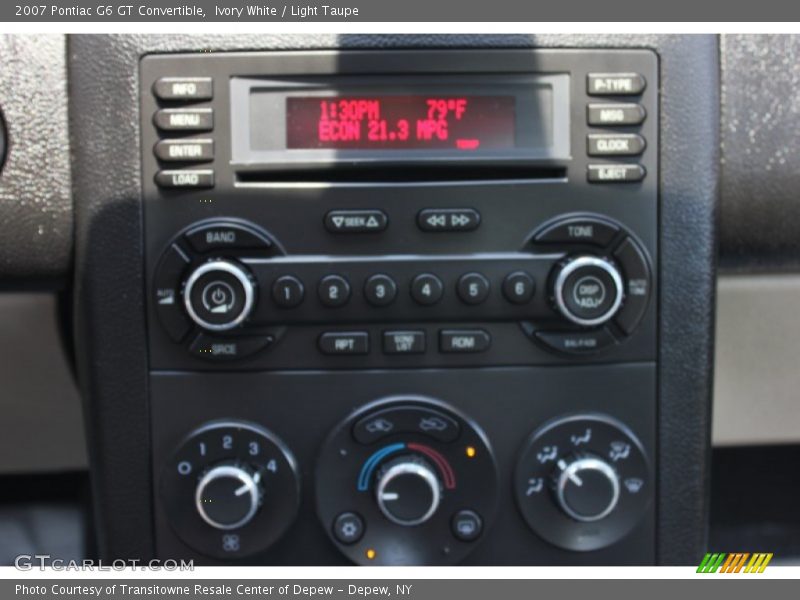 Ivory White / Light Taupe 2007 Pontiac G6 GT Convertible