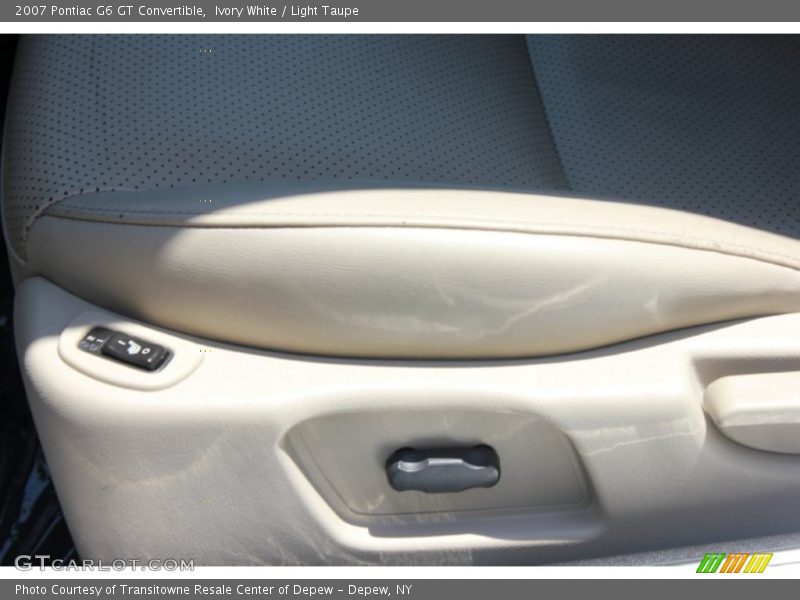 Ivory White / Light Taupe 2007 Pontiac G6 GT Convertible