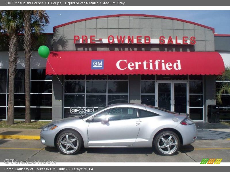 Liquid Silver Metallic / Medium Gray 2007 Mitsubishi Eclipse GT Coupe