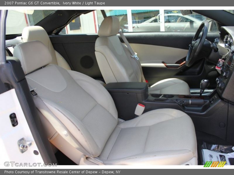 Ivory White / Light Taupe 2007 Pontiac G6 GT Convertible