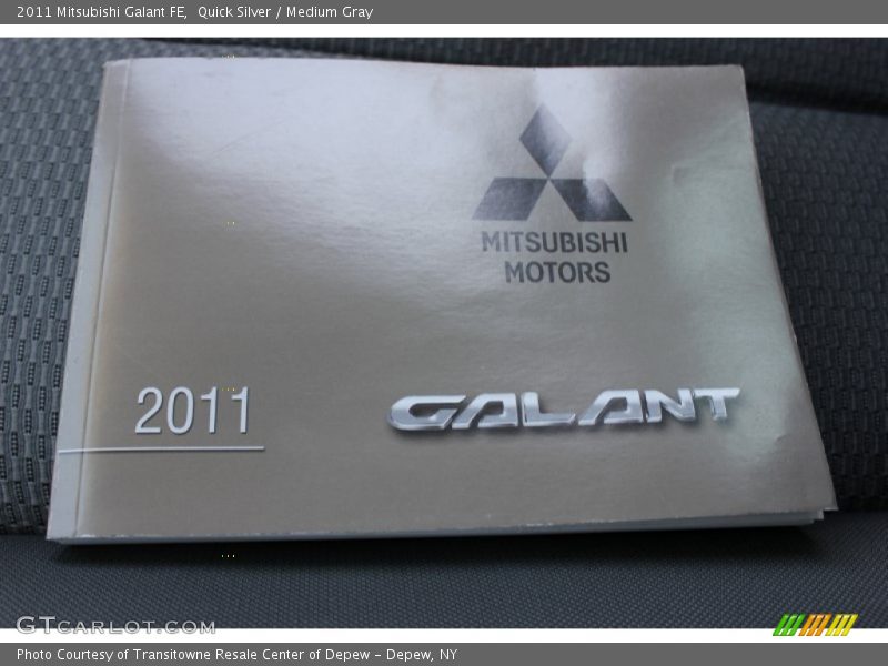Quick Silver / Medium Gray 2011 Mitsubishi Galant FE