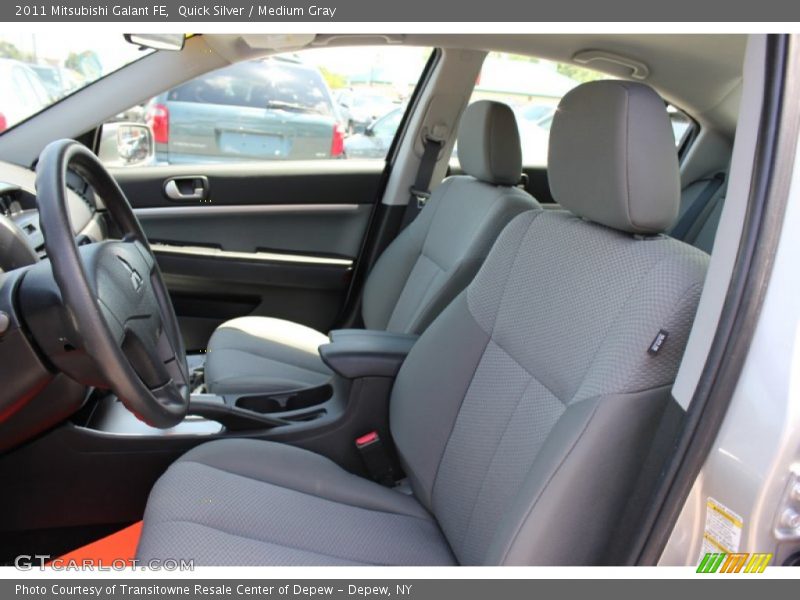 Quick Silver / Medium Gray 2011 Mitsubishi Galant FE