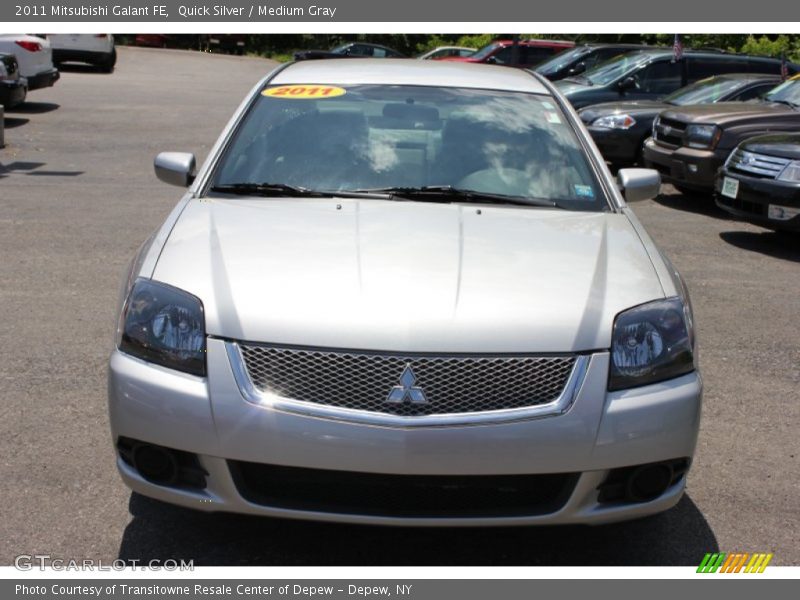 Quick Silver / Medium Gray 2011 Mitsubishi Galant FE