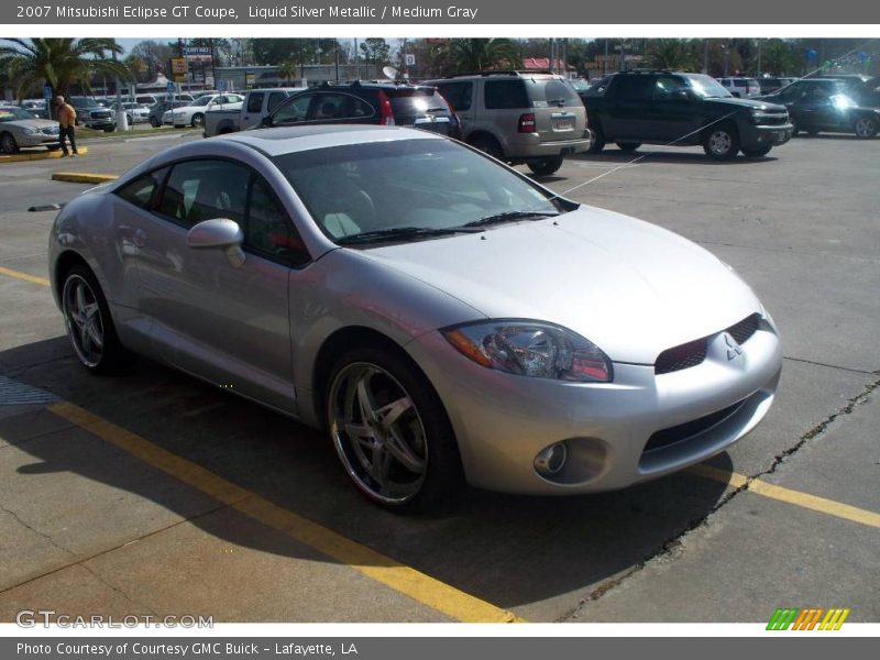 Liquid Silver Metallic / Medium Gray 2007 Mitsubishi Eclipse GT Coupe