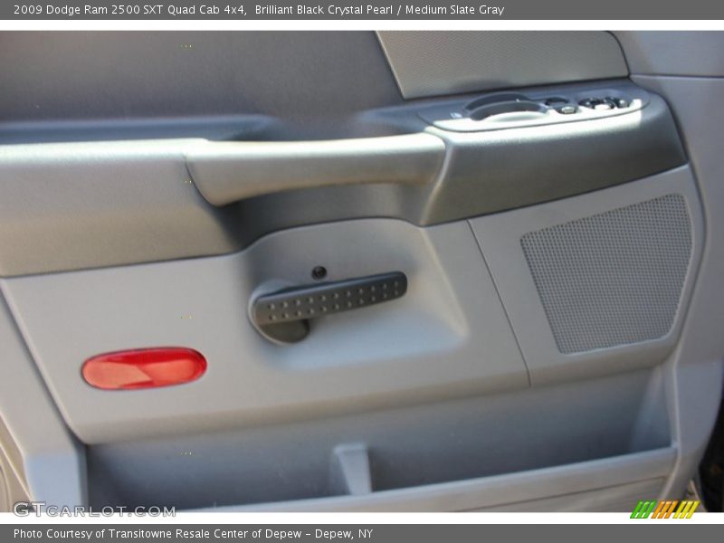 Brilliant Black Crystal Pearl / Medium Slate Gray 2009 Dodge Ram 2500 SXT Quad Cab 4x4