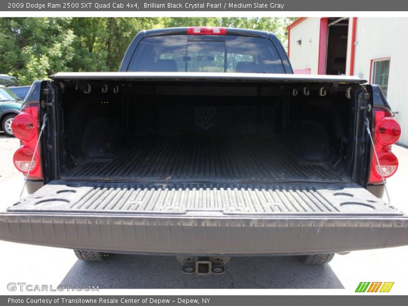 Brilliant Black Crystal Pearl / Medium Slate Gray 2009 Dodge Ram 2500 SXT Quad Cab 4x4