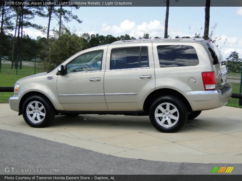 Light Sandstone Metallic / Light Graystone 2008 Chrysler Aspen Limited
