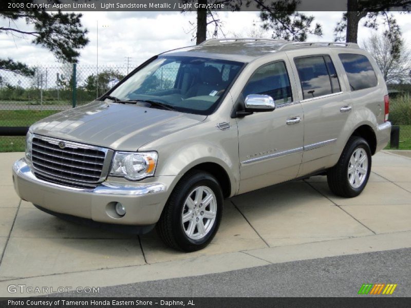 Light Sandstone Metallic / Light Graystone 2008 Chrysler Aspen Limited