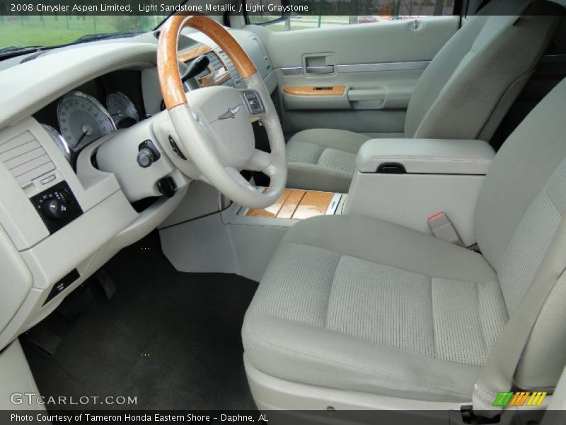 Light Sandstone Metallic / Light Graystone 2008 Chrysler Aspen Limited