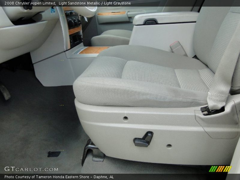 Light Sandstone Metallic / Light Graystone 2008 Chrysler Aspen Limited