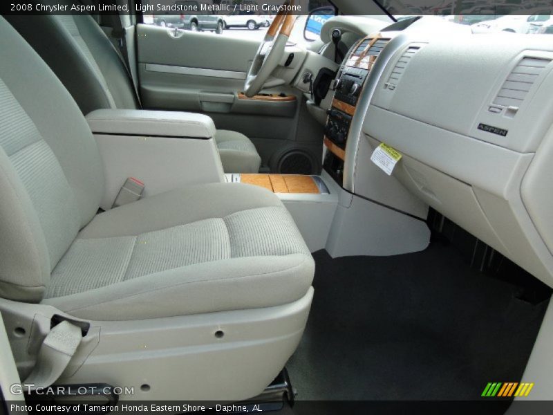 Light Sandstone Metallic / Light Graystone 2008 Chrysler Aspen Limited