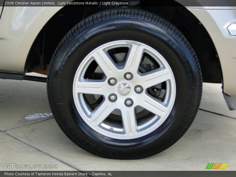 Light Sandstone Metallic / Light Graystone 2008 Chrysler Aspen Limited