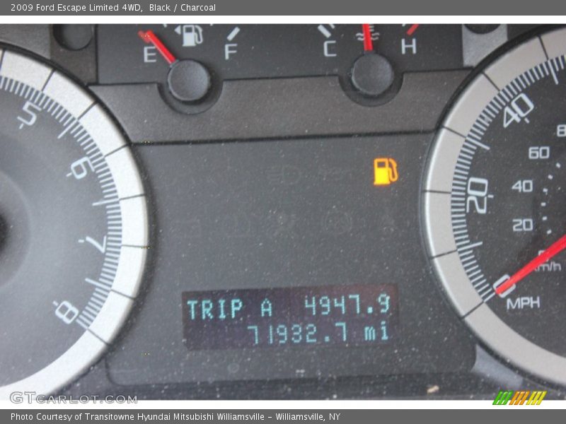 Black / Charcoal 2009 Ford Escape Limited 4WD
