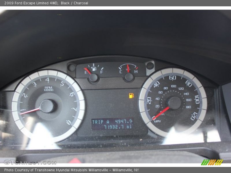 Black / Charcoal 2009 Ford Escape Limited 4WD