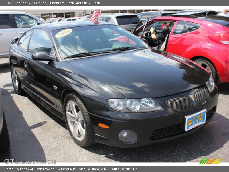 Phantom Black Metallic / Black 2004 Pontiac GTO Coupe