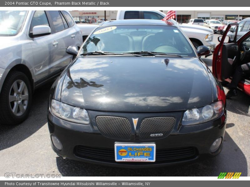 Phantom Black Metallic / Black 2004 Pontiac GTO Coupe