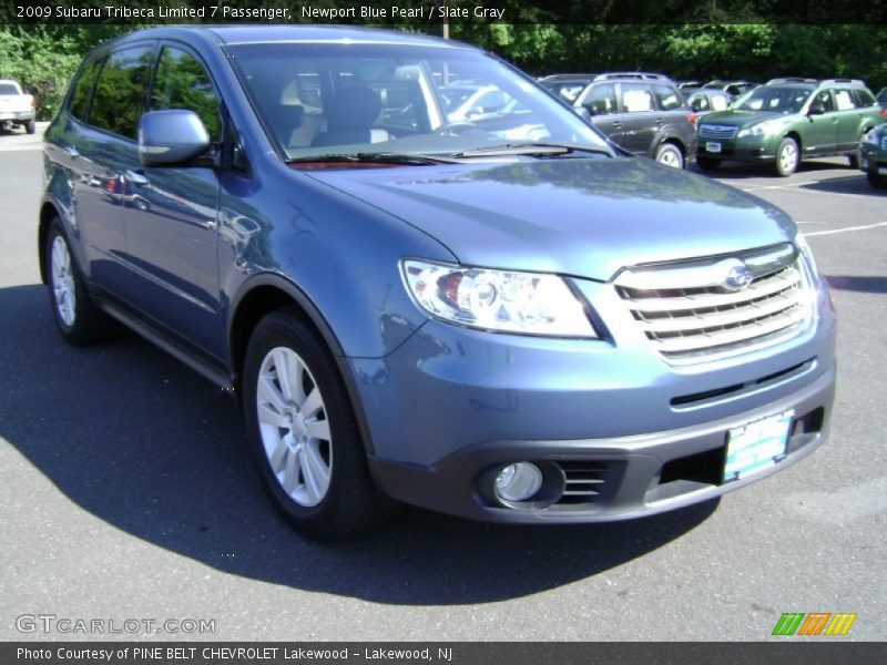 Newport Blue Pearl / Slate Gray 2009 Subaru Tribeca Limited 7 Passenger